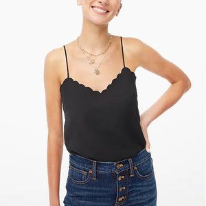 J Crew Scalloped Cami Top